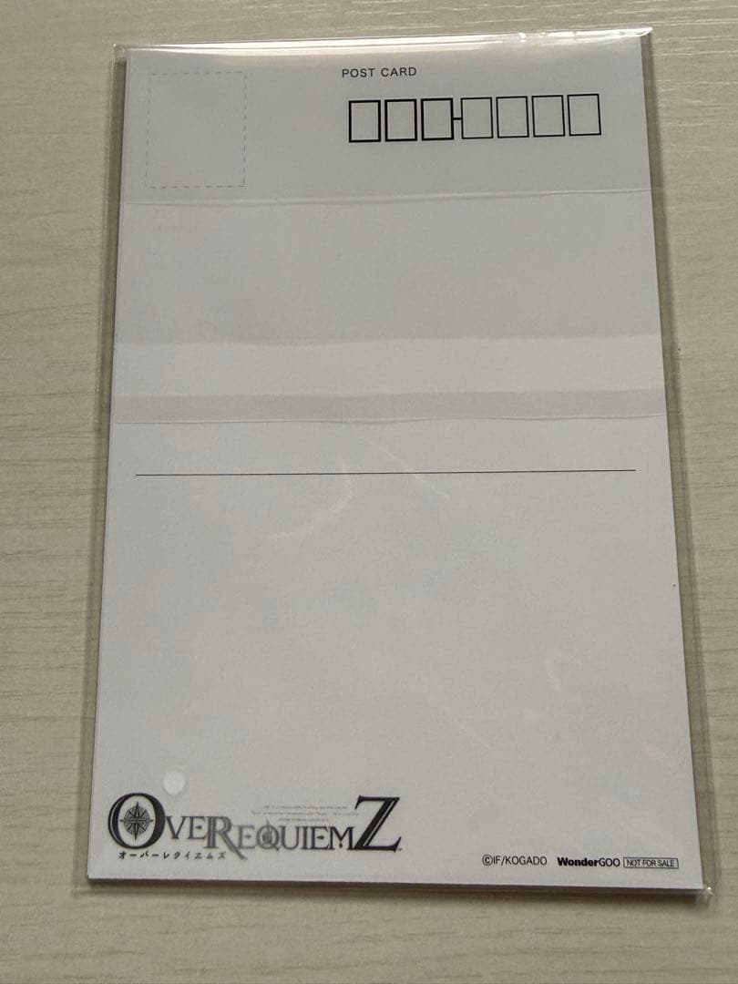 OVER REQUIEMZ メッセージカード WonderGOO ワンダーグー
