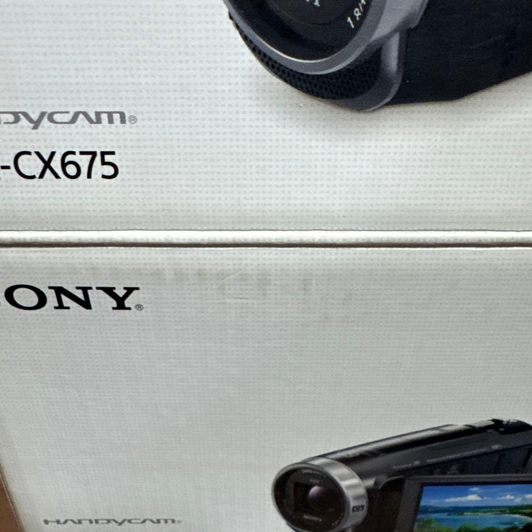 Sony HDR-CX675 ハンディカム 本体　スタンド、バック