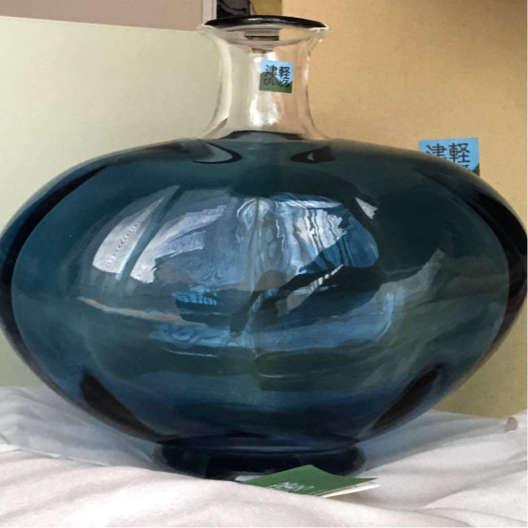 津軽びいどろ　花瓶　フラワーベース