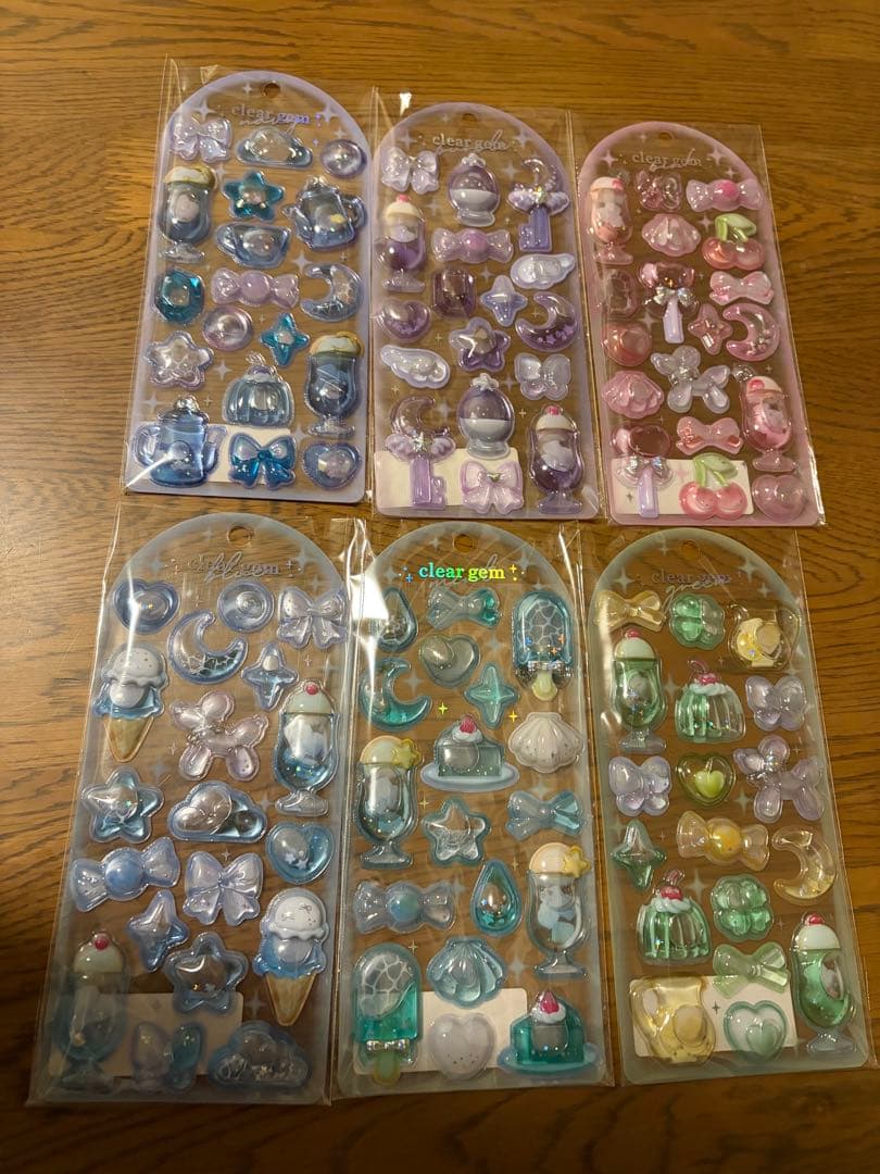 クリアジェムステッカー　clear jem クーリア　正規品　シール