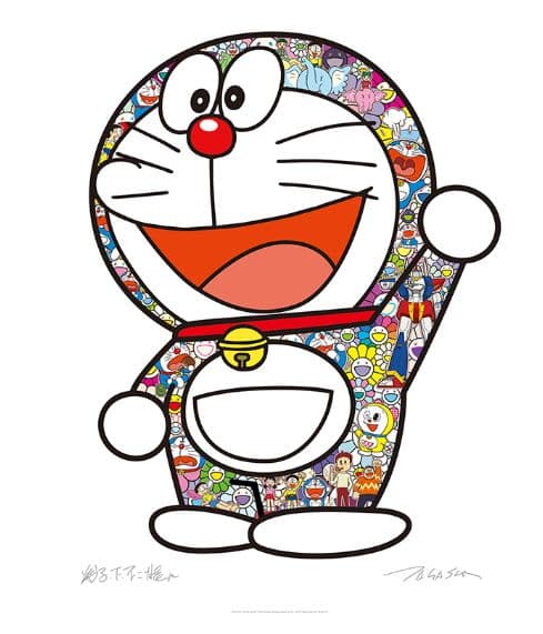 村上隆「ドラえもん えいえいおー！」（ポスター作品）