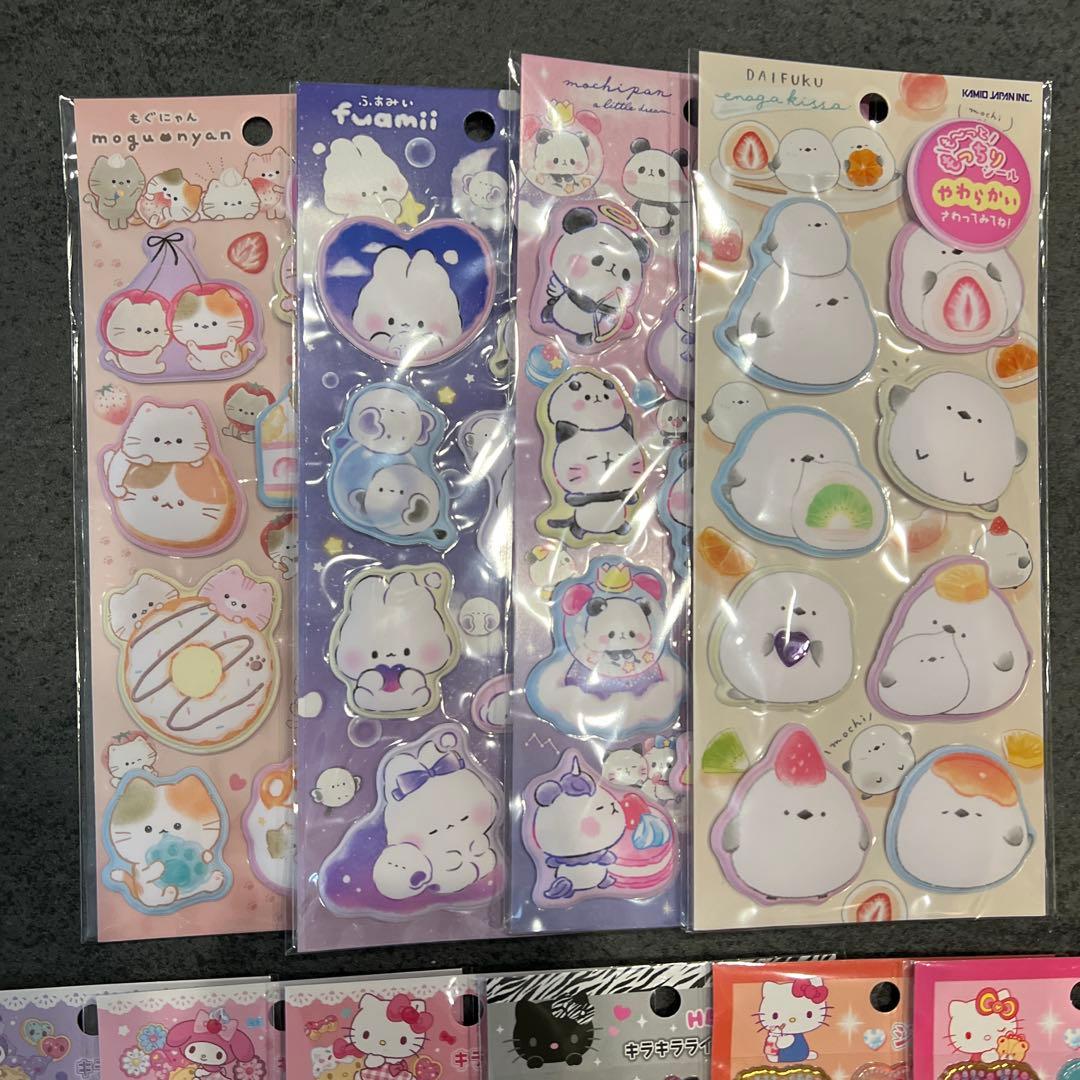 もーっともっちりシール　キラキラカプセル　ラインストーン　ジュエル