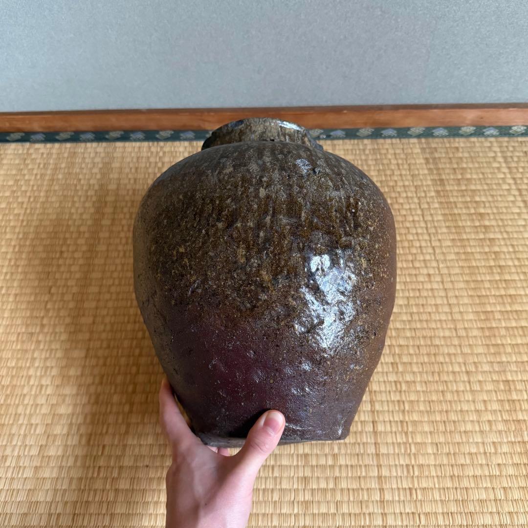 古常滑 自然釉 壺 種壺 桃山時代 古瀬戸 古備前 古信楽 古美術 骨董 古道具