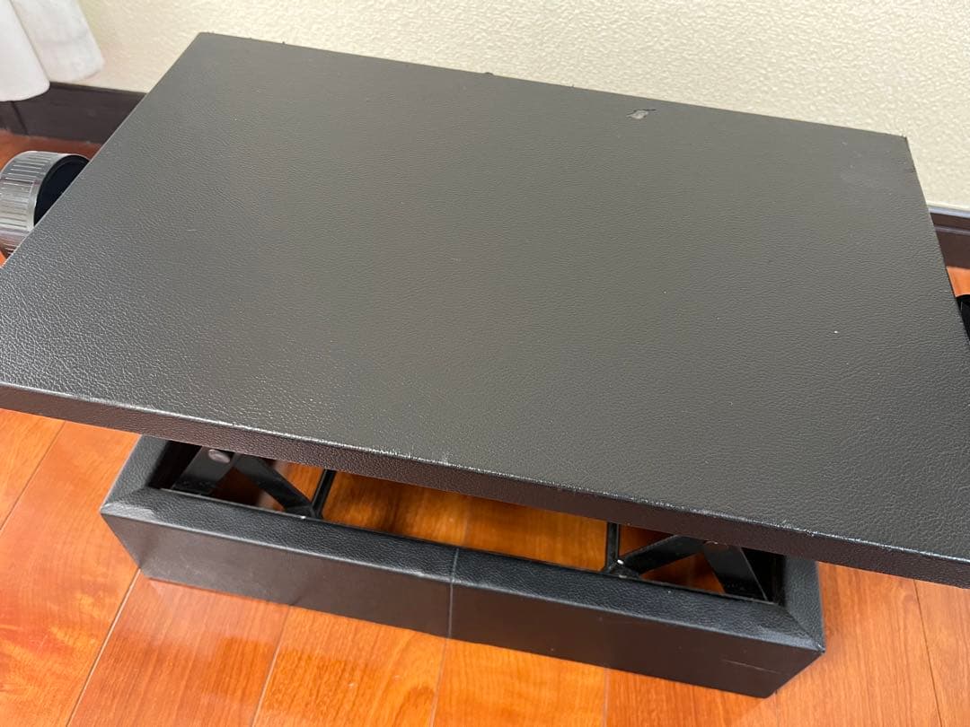 ピアノ 補助台 イトマサ S-33 足台ブラック 両ハンドルネジ式 昇降タイプ