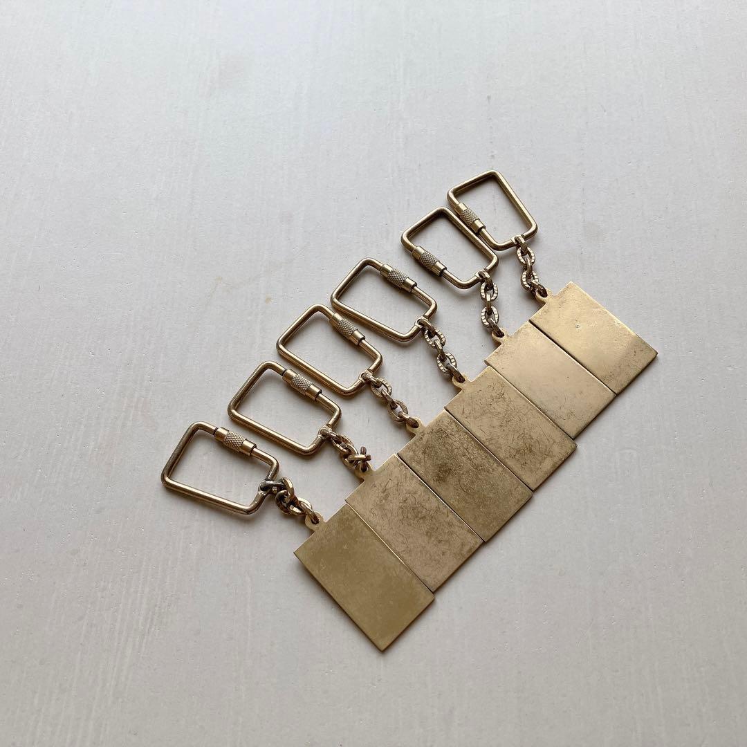 6個 クラシックカー キーホルダー ヴィンテージ