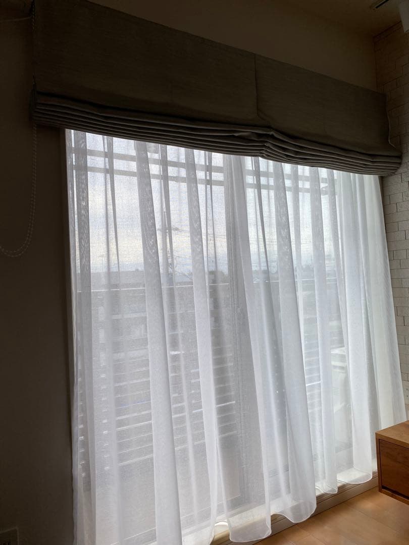 最終マナトレーディング　アストロ　ドレープシェード　ラグーナレースカーテン