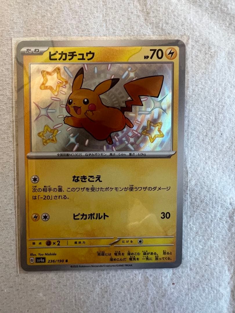 ピカチュウ5枚セット