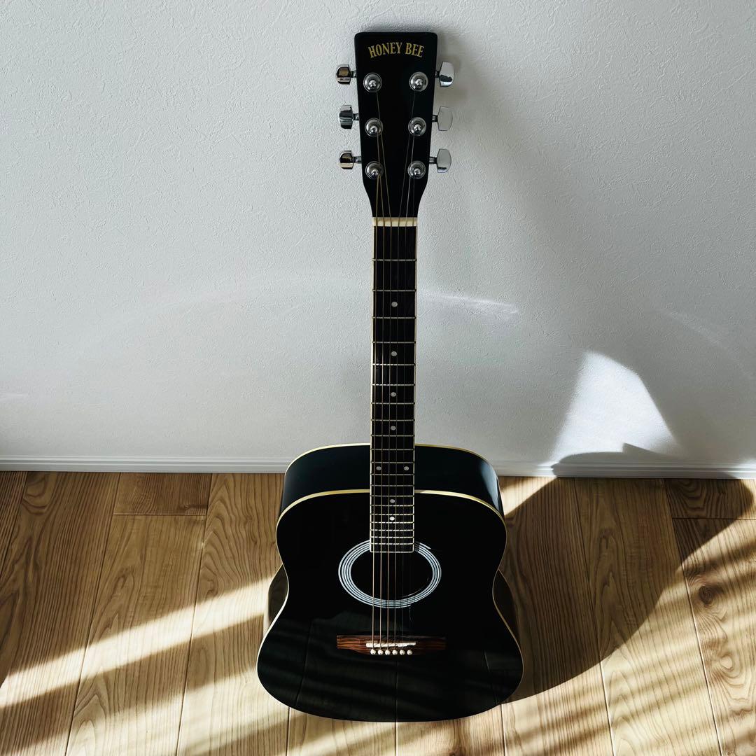 HONEY BEE アコースティックギター ブラック
