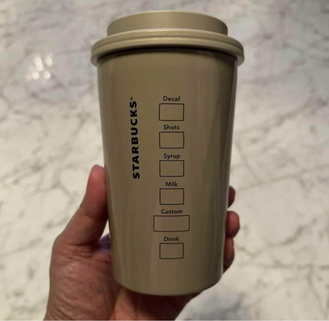 期間限定セール！台湾スタバ サーモス製TOGOカップタンブラーベージュ