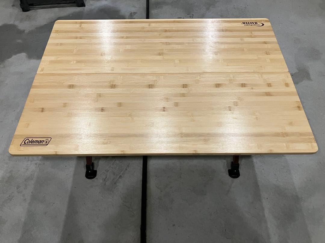 【美品】 コールマン バンブーラウンジテーブル/100 マスターシリーズ