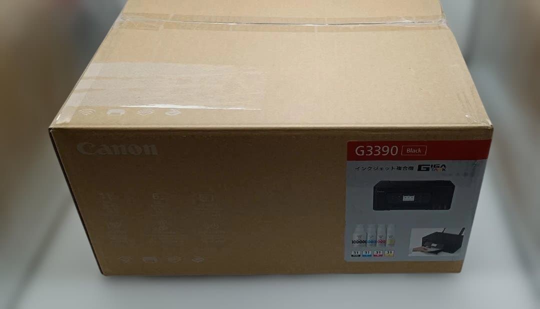 Canon A4 インクジェット複合機 G3390 ギガタンク 印刷324枚
