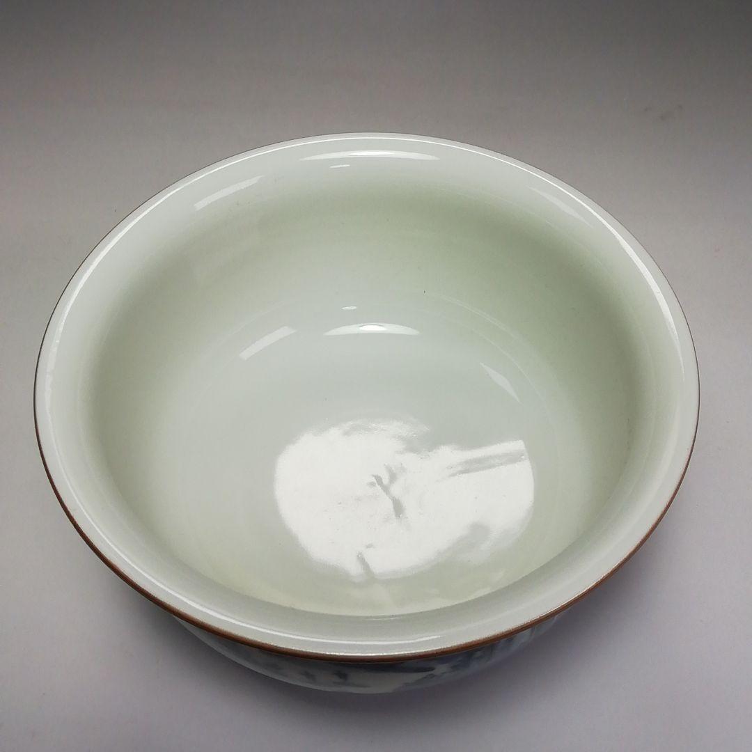 Ｓ５８５　皆具　『染付　台子皆具』『平安　秀峰造』　共箱　茶道具