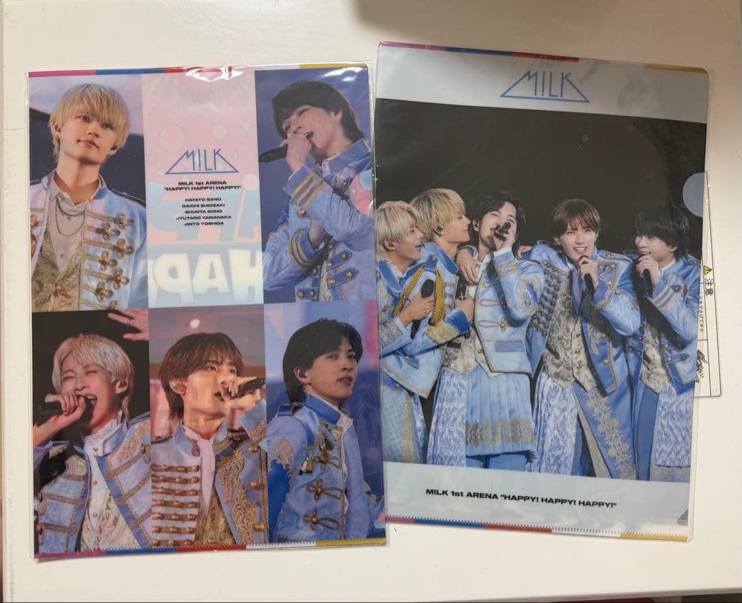 M!LKクリアファイル Happy Happy Happy