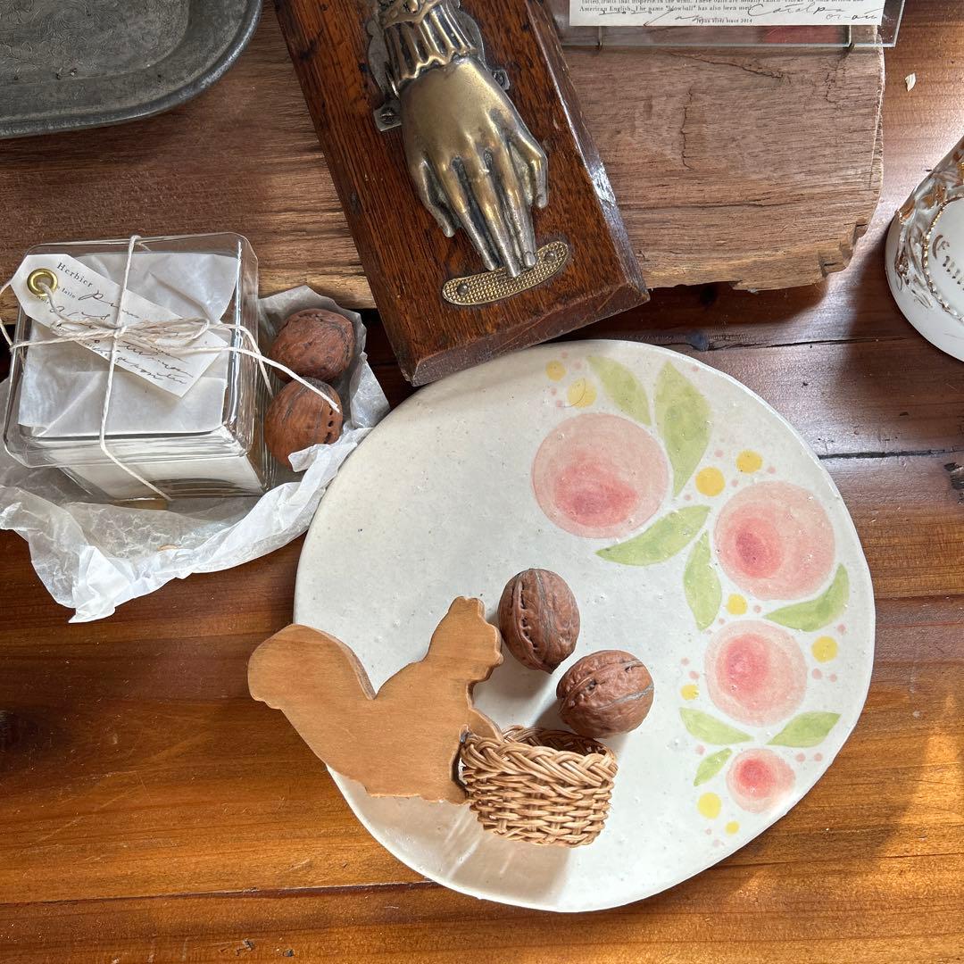 MIRADA ボタニカル お花 プレート ハンドメイド