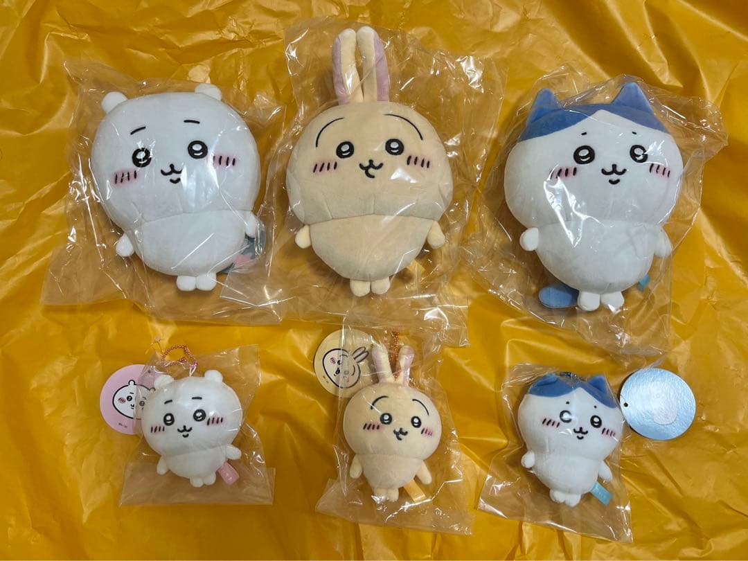 ちいかわ  もちっとぬいぐるみS もちっとぷちミニマスコット 6点セット