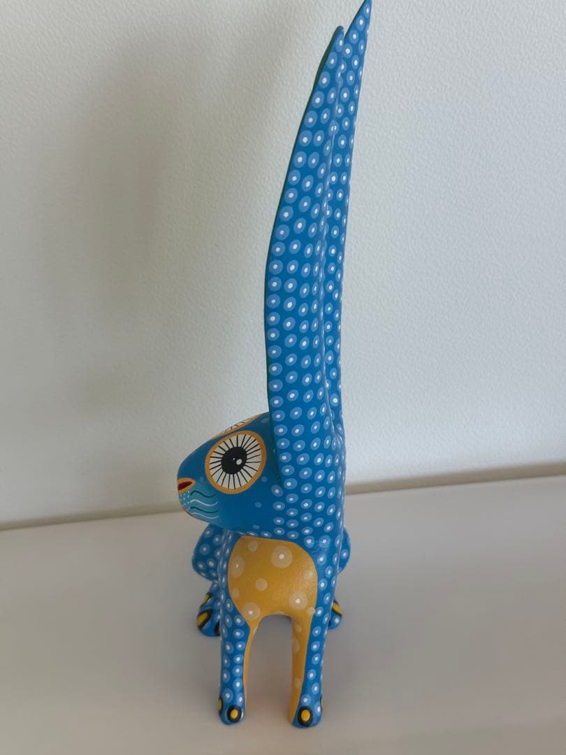 【工房署名　一点物】アレブリヘス　うさぎ／ウサギ／兎｜オアハカ 木彫り 民芸