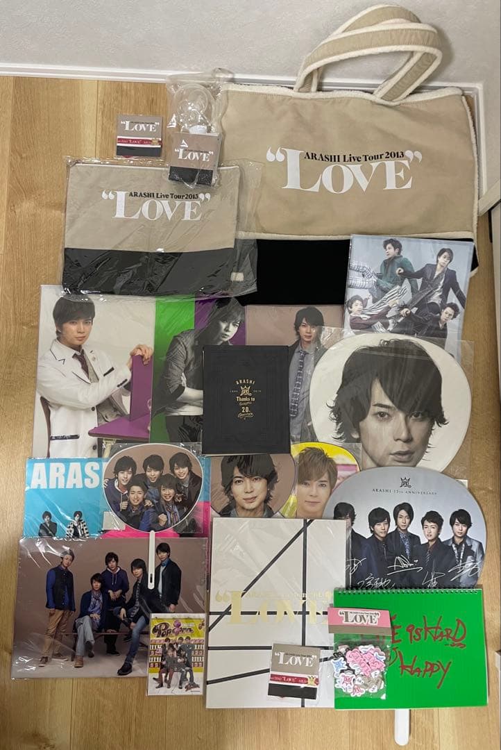 【美品】嵐　グッズまとめ売り　トートバッグ　ポーチ　他