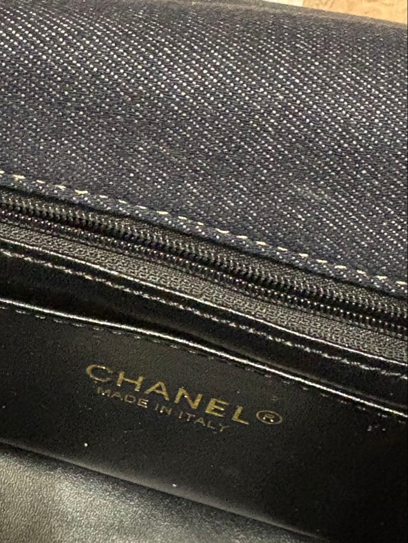 CHANEL シャネル　ノベルティ　デニム　ショルダーバッグ　マトラッセ