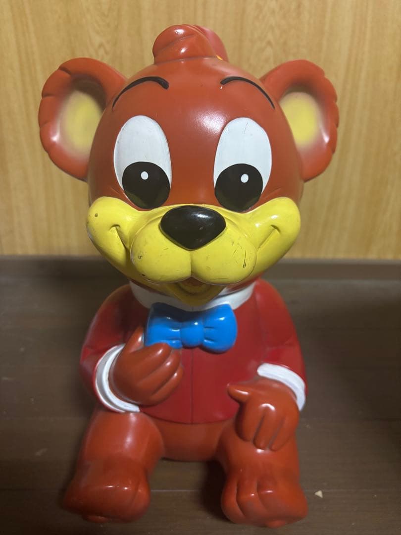 三菱銀行 貯金箱 ボンゴ ディズニー 約34cm ソフビ レトロ