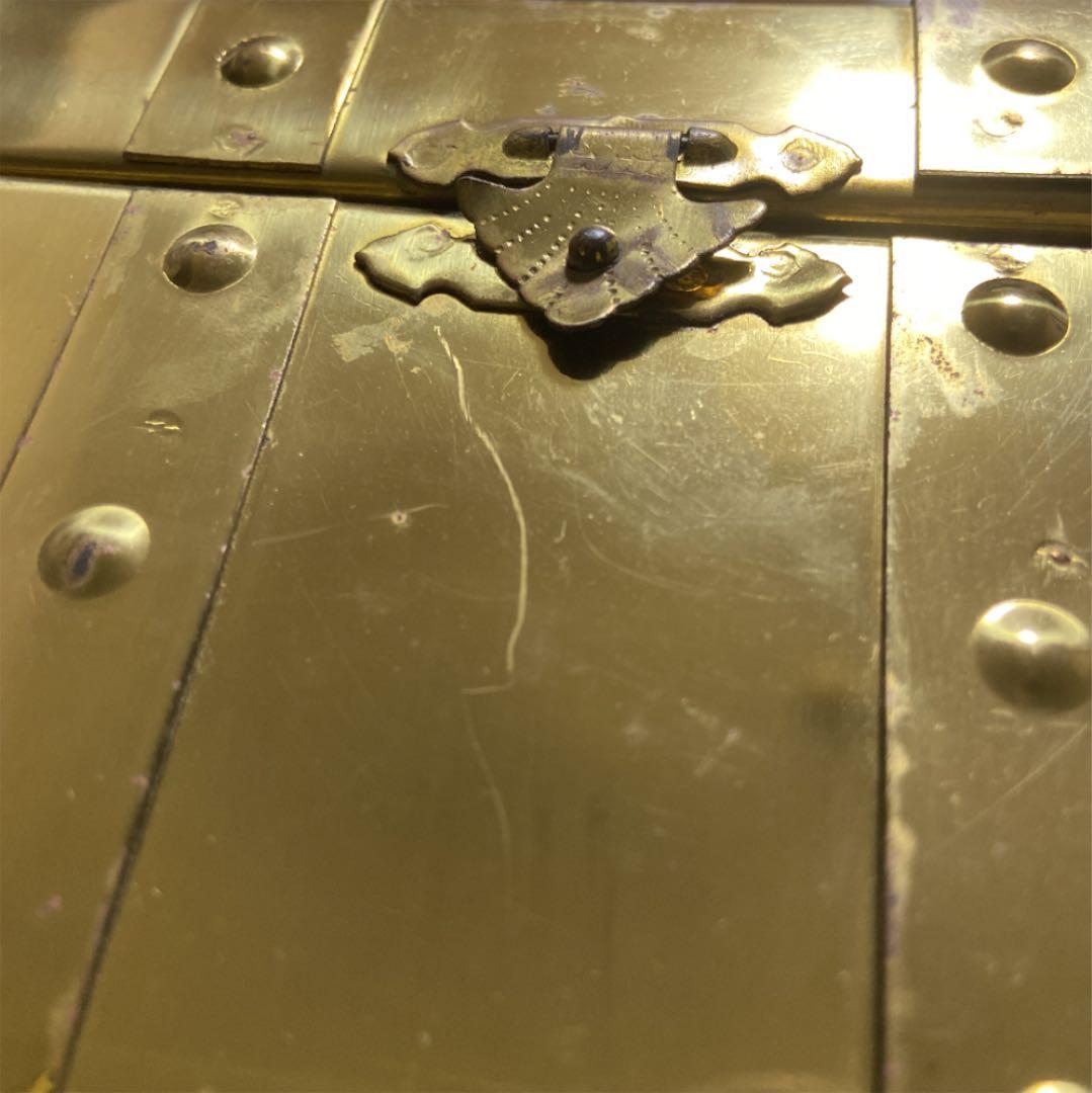 レア　レトロ　宝箱　宝石箱　ゴールド