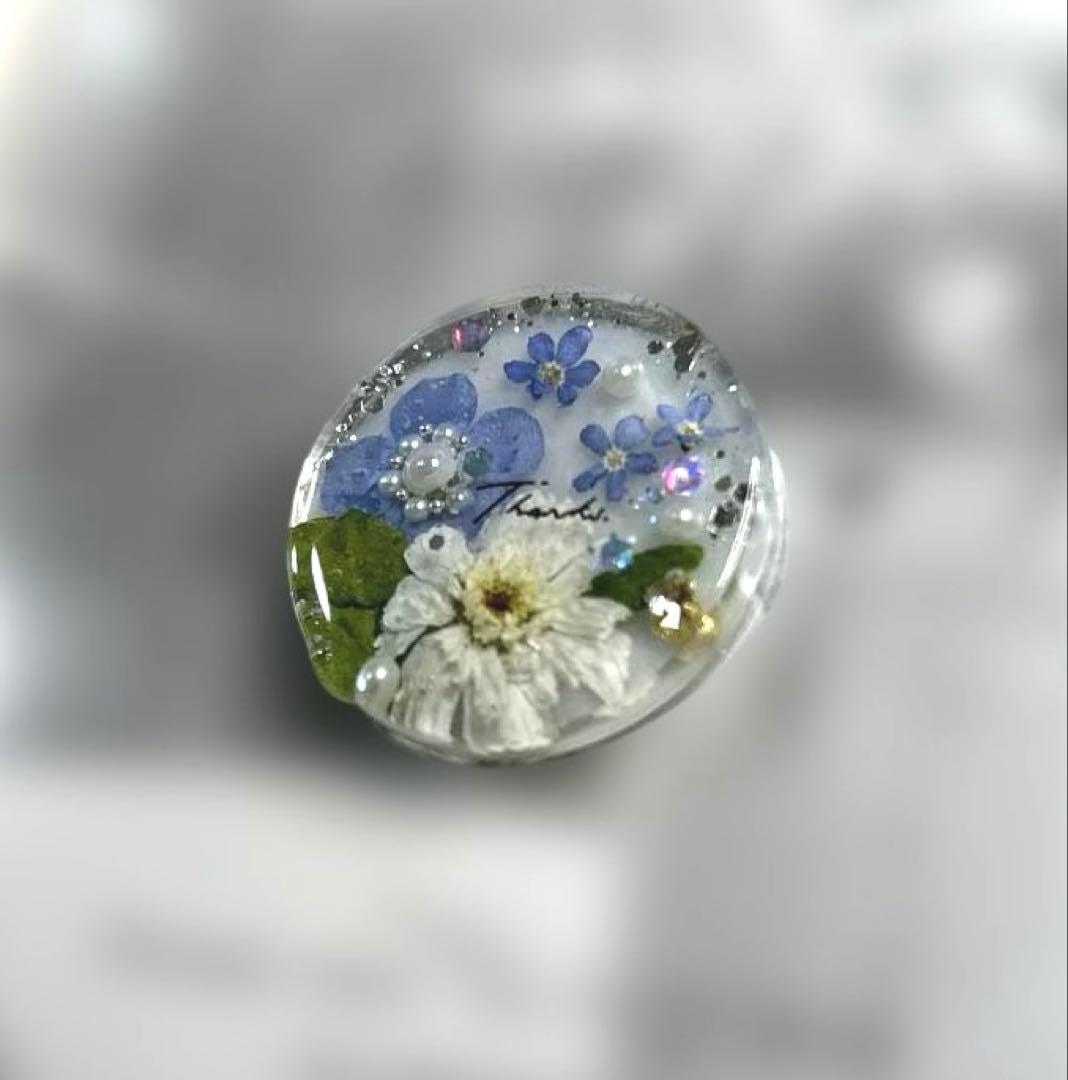 レジンヘアゴム・ポニーフック・ブローチ・ネックレス・ホルダーNo.852