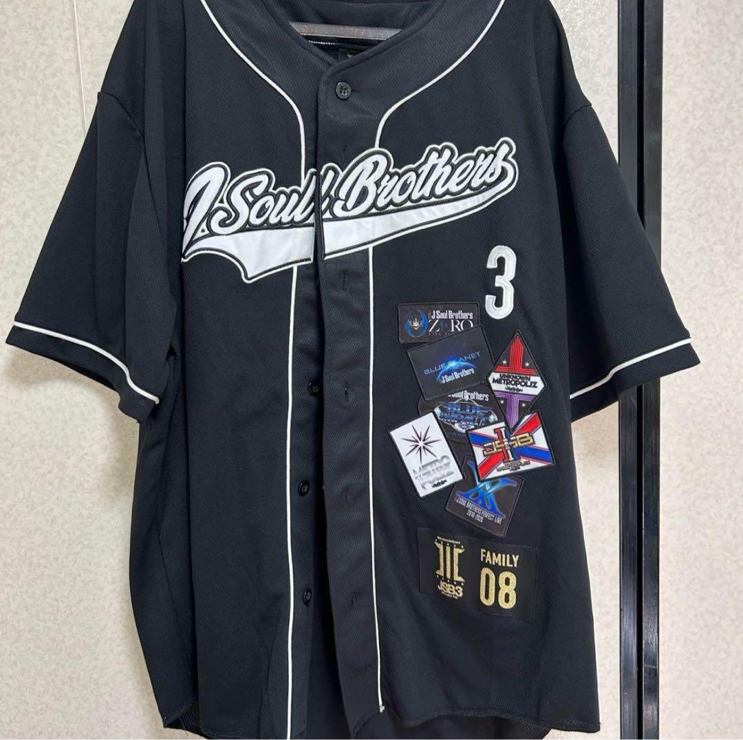 三代目JSOULBROTHERS ベースボールシャツ メンプロ 12時間以内発送