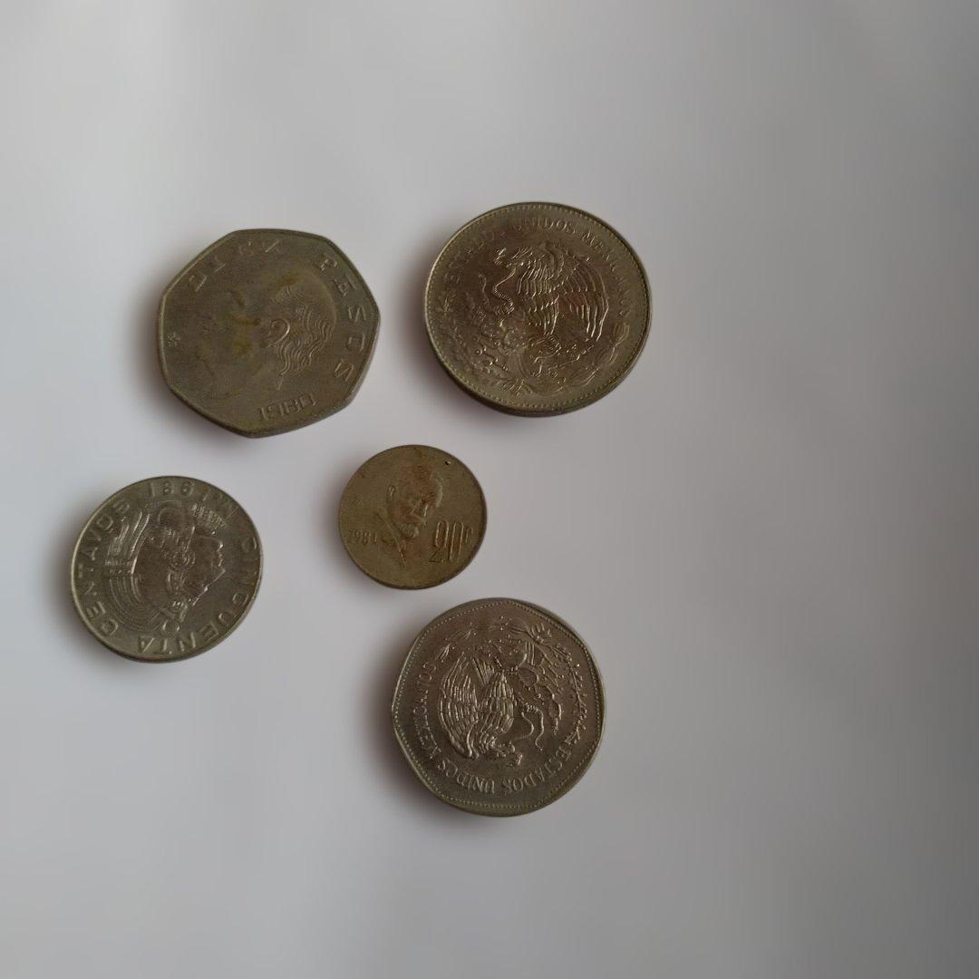 メキシコ他 旧貨幣 セット
