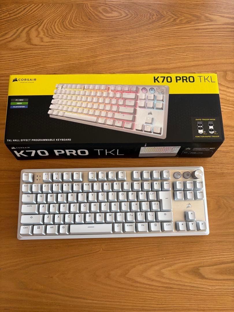Corsair K70 PRO TKL ホワイト