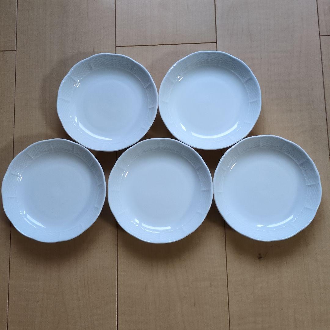 Richard Ginori ベッキオホワイト　皿 5枚セット