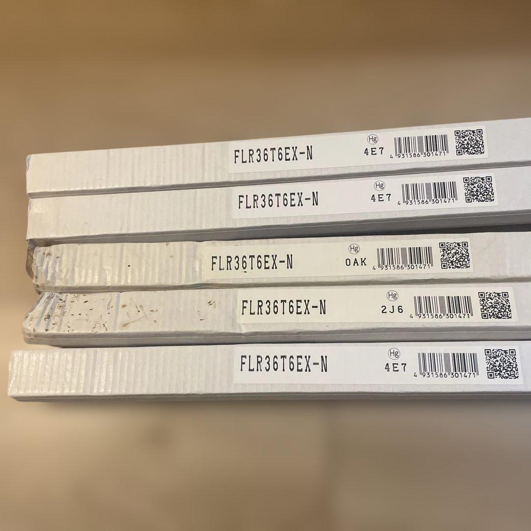 DNL FLR36T6EX-N エースラインランプ 3波長昼白色 5本セット