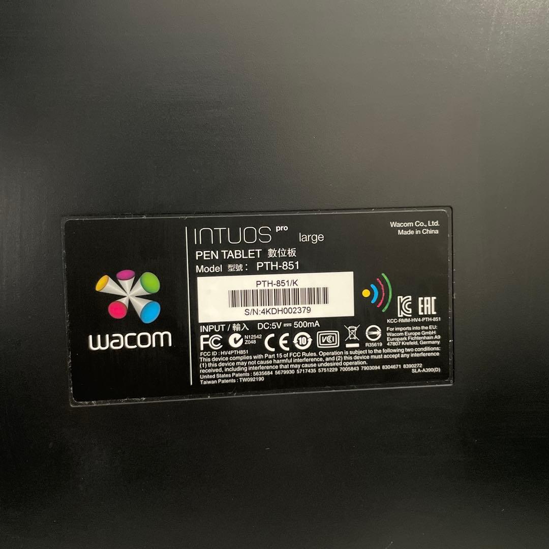 Y*.様 【動作確認済】wacom intuos pro large モデルPT
