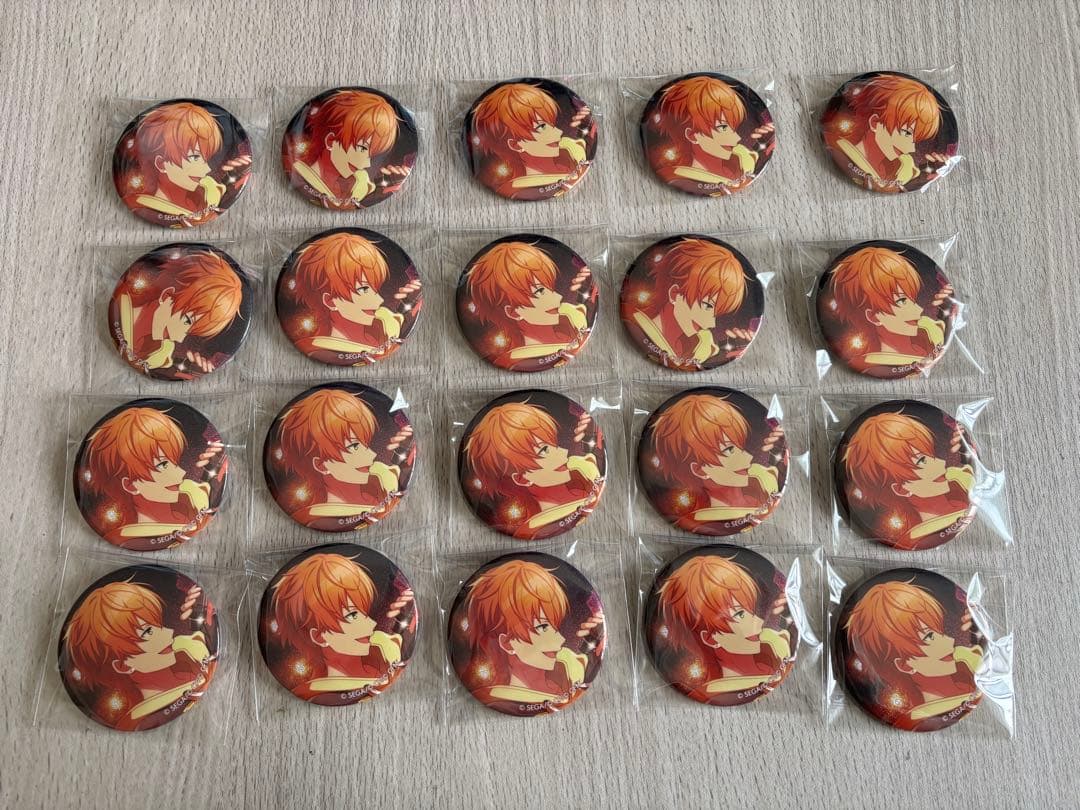 【プロセカ】東雲彰人　グリッター缶バッジ　4b 20個セット