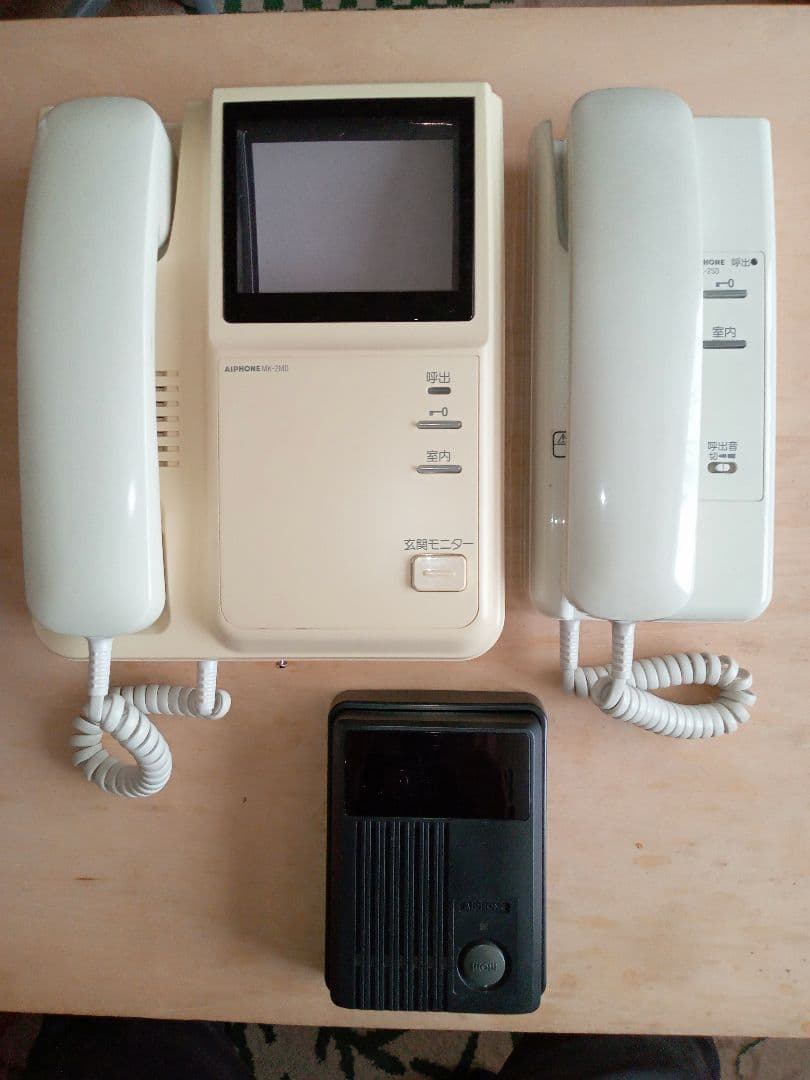 テレビドアホン　セット　ジャンク