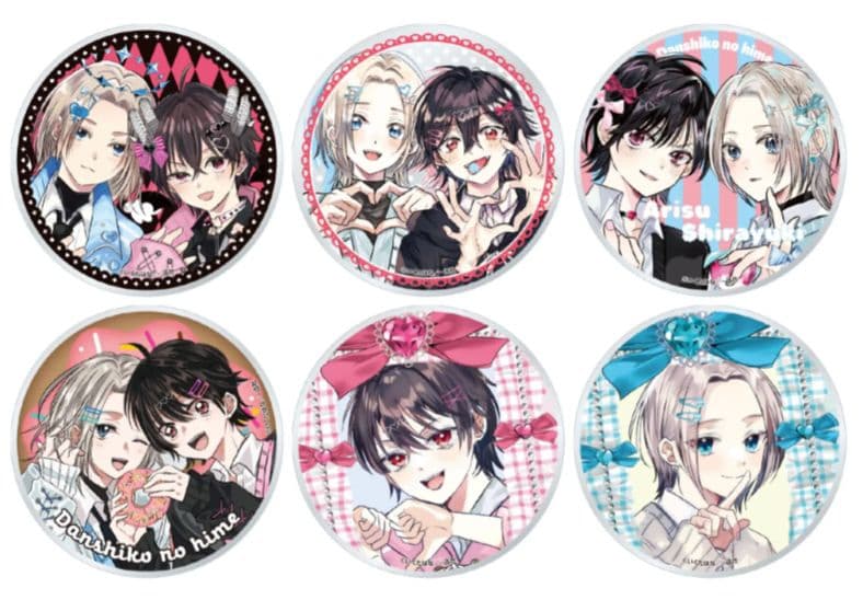 男子校の姫 グラッテ アクリルコースター全6種
