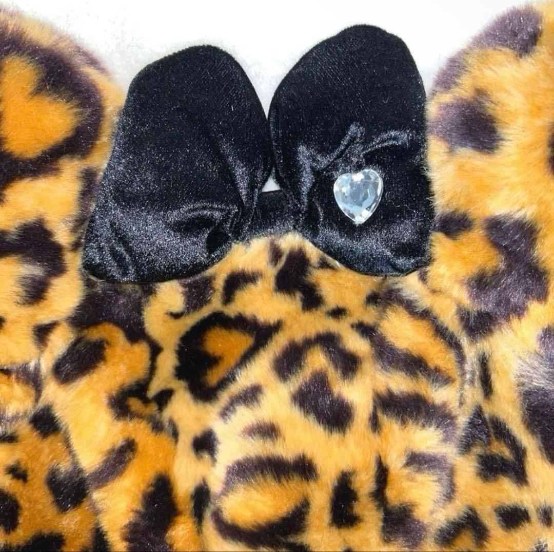 期間限定 初期 レア ディズニー ファンキャップ レオパード ヒョウ柄 ミニー