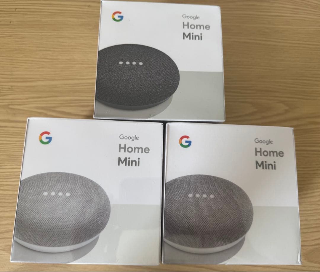 【新品・未開封】Google  Mini 3色セット
